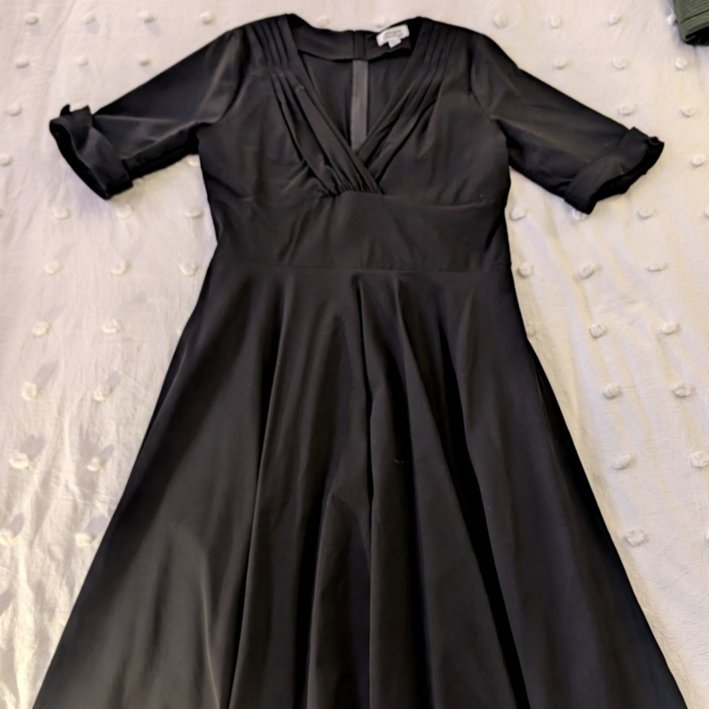 Vintage Style Blsck Dress